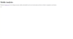 Desktop Screenshot of analytics.net