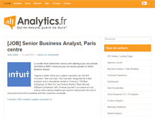 Tablet Screenshot of analytics.fr